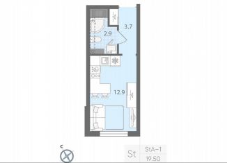 Продаю квартиру студию, 19.5 м2, Санкт-Петербург, Красногвардейский район