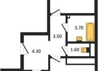 Продажа 2-ком. квартиры, 57.9 м2, Воронеж