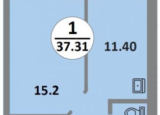 Продам однокомнатную квартиру, 35.8 м2, Красноярский край, Соколовская улица, 52