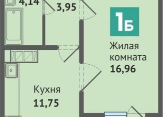 Продажа однокомнатной квартиры, 40 м2, деревня Аркасы, Изумрудная улица, 1