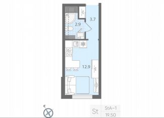 Продаю квартиру студию, 19.5 м2, Санкт-Петербург, Красногвардейский район