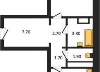 Продажа 1-комнатной квартиры, 46.5 м2, Воронеж