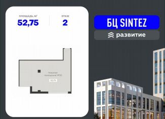 Продаю помещение свободного назначения, 52.75 м2, Воронеж, Новосибирская улица, 13Б