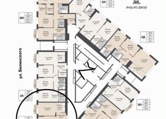 Продажа 1-комнатной квартиры, 48.6 м2, Екатеринбург, Ленинский район, улица Белинского, 112/3