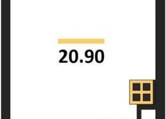 Квартира на продажу студия, 20.9 м2, Воронеж, улица Фёдора Тютчева, 107