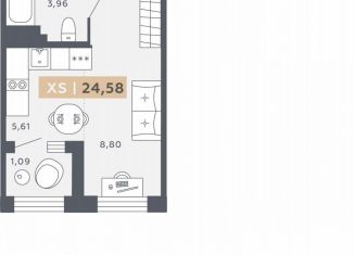 Продаю квартиру студию, 24.6 м2, Санкт-Петербург, Московское шоссе, 13ВА, ЖК Звёзды Столиц