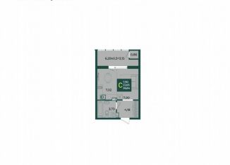 Продам квартиру студию, 26.8 м2, Краснодар, микрорайон Образцово