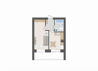 Продажа 1-ком. квартиры, 40.8 м2, Киров, улица Капитана Дорофеева, 22