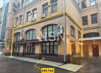 Продается помещение свободного назначения, 240.7 м2, Москва, Большой Черкасский переулок, 13с4, метро Площадь Революции