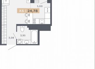 Продается квартира студия, 24.8 м2, Санкт-Петербург, Московское шоссе, 13ВА, ЖК Звёзды Столиц