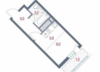 Продажа квартиры студии, 21 м2, Котельники, микрорайон Новые Котельники, 11