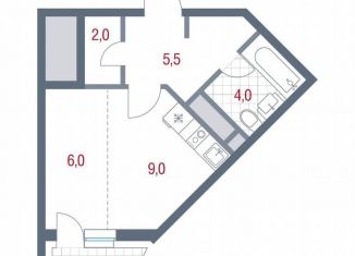 Продам квартиру студию, 28 м2, Котельники, микрорайон Новые Котельники, 11