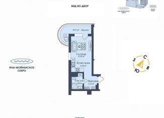 Продается квартира студия, 30.5 м2, поселок городского типа Заозерное