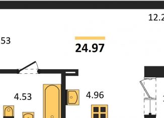 Продажа квартиры студии, 25 м2, Екатеринбург, Ленинский район