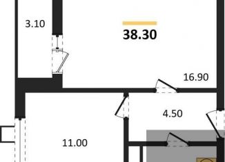 Продажа 1-комнатной квартиры, 38.3 м2, Воронеж, Ленинградская улица, 17