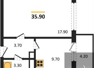 Продаю 1-комнатную квартиру, 35.9 м2, Воронеж, улица Шибилкина, 5
