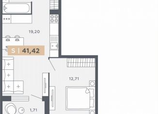 Продам однокомнатную квартиру, 41.4 м2, Санкт-Петербург, Московское шоссе, 13ВА, ЖК Звёзды Столиц