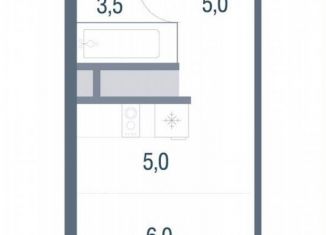 Продажа квартиры студии, 21 м2, Котельники, микрорайон Новые Котельники, 11
