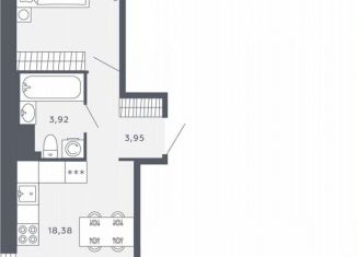 Продается 1-ком. квартира, 44.4 м2, Санкт-Петербург, Московское шоссе, 13ВА, ЖК Звёзды Столиц
