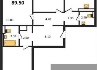 3-ком. квартира на продажу, 89.5 м2, Воронеж, улица Загоровского, 5/4