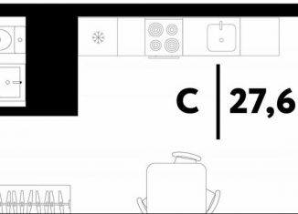 Продам квартиру студию, 27.7 м2, Тюмень, Ленинский округ