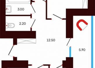 4-ком. квартира на продажу, 86.5 м2, Туймазы, переулок Луначарского, 3