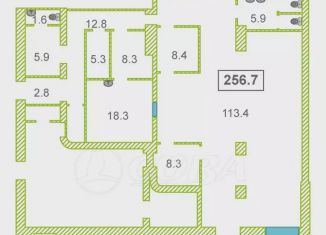 Помещение свободного назначения на продажу, 256.7 м2, Тюмень, Заречный проезд, 6