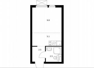 Продается квартира студия, 19.9 м2, Московская область, жилой комплекс Белая Дача Парк, к16.2