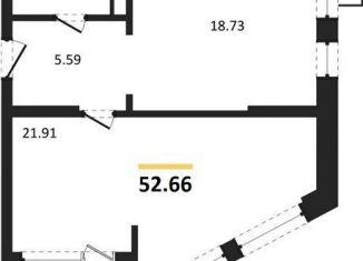 Продается 1-ком. квартира, 52.7 м2, Воронеж, набережная Чуева, 7