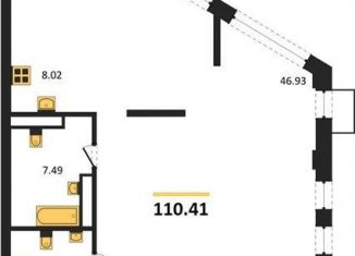 Продаю 4-ком. квартиру, 110.4 м2, Воронеж, набережная Чуева, 7