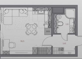 Продажа квартиры студии, 14 м2, Томск, улица Бела Куна, 2