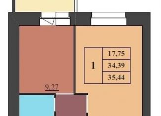 Продаю однокомнатную квартиру, 35.4 м2, Ярославль