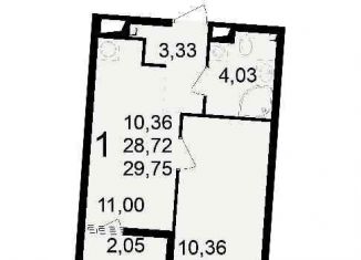 Продаю 1-ком. квартиру, 29.8 м2, Рязань
