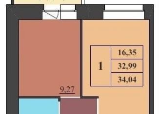 Продается 1-комнатная квартира, 34 м2, Ярославль