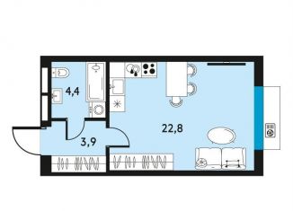 Продам 1-ком. квартиру, 31.1 м2, Пермь, улица Луначарского, 97