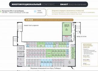 Продаю помещение свободного назначения, 75.7 м2, Санкт-Петербург, улица Восстановления, 19