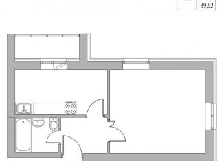 Продажа 1-ком. квартиры, 38.3 м2, деревня Куюки, ЖК Новые Куюки, Молодёжная улица