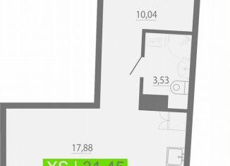 Продается квартира студия, 31.5 м2, Мурино