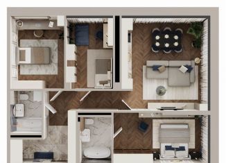 Продаю 3-ком. квартиру, 92.2 м2, Республика Башкортостан, улица Аксакова, 14