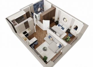 Продается 1-комнатная квартира, 46.7 м2, Республика Башкортостан, улица Аксакова, 14