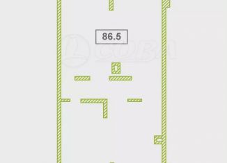 Продам помещение свободного назначения, 86.5 м2, Тюмень, улица Новосёлов, 103