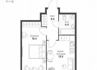 Продажа однокомнатной квартиры, 39.9 м2, Москва, метро ЗИЛ, 4-я очередь, к2.6