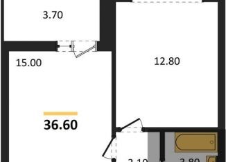 Продаю 1-комнатную квартиру, 36.6 м2, Воронеж