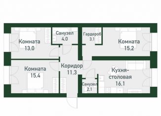 Трехкомнатная квартира на продажу, 85.6 м2, Екатеринбург, улица Амундсена, 183/2, Ленинский район