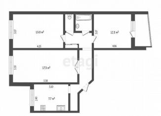 Продам 3-комнатную квартиру, 64.8 м2, Тюмень, улица Александра Логунова, 20