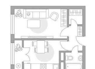 Продается 1-комнатная квартира, 34.1 м2, деревня Глухово, Романовская улица, 19