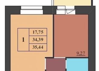 Продается 1-комнатная квартира, 35.4 м2, Ярославль
