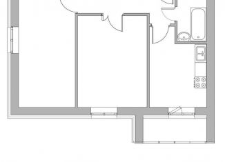 Продаю 2-комнатную квартиру, 53.6 м2, деревня Куюки, Молодёжная улица, ЖК Новые Куюки