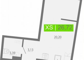 Продаю квартиру студию, 26.7 м2, Мурино