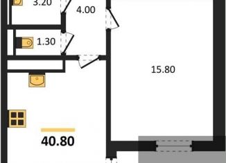 Продаю 1-комнатную квартиру, 40.8 м2, Воронеж, улица Загоровского, 5/4